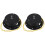2Pièces Robuste En Fer Noir Pour Boule Disco Rotation Fluide 4