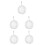 5Pièces Sac De Rangement PVC Transparent Pour Porte-Clés 8
