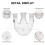1Pièces Ballon Trois Angles Verre Borosilicate Pour Usage Scolaire 6