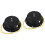 2Pièces Robuste En Fer Noir Pour Boule Disco Rotation Fluide 6