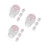 12Pièces Rouleaux Quartz Rose Pour Flacons 16Mm 9