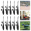 40Ensembles Accessoires Avion Plastique Stables Pour Modèles DIY 10