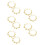 5Paires Métal Danseuse Orientale Accessoires Pour 10