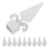 100Pièces Accessoires PVC Pour De Portail Décoration 2