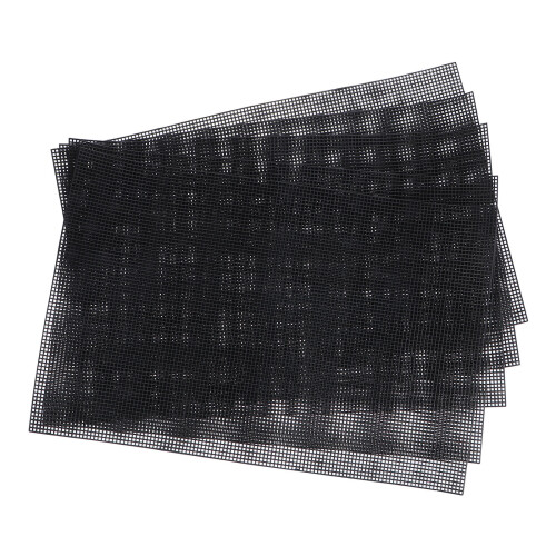 10Pièces Canevas Plastique Noir Pour DIY Couture 1