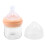 2Pièces Bouteilles Lait Bébé Ppsu Rose Transparent Portable 3