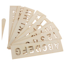 2Ensembles Planche Bois Beige Pour Enfants Jouet D'écriture Éducatif