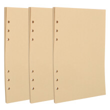 3Pièces A5 Khaki Imprimé Pour -Notes À Anneaux