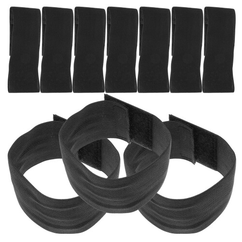 22Pièces Brassards Funérailles Élastiques Polyester Noir Confortables 1