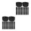 22Pièces Brassards Funérailles Élastiques Polyester Noir Confortables 7