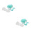 2Pièces Mixeur Bébé En PP Vert Confortable Usage Polyvalent 7