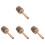 4Pièces Cabasa Enfants Bois Acier Jouet Percussion Compact Et 4