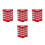 12Pièces Cache Levier Rouge Aluminium Confort Durable 7