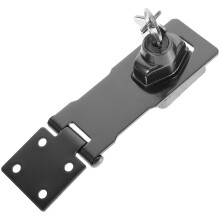3Sets Heavy Duty Door Hasp Latch Stainless Steel Iron for Cabinet Lock
