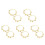 5Paires Métal Danseuse Orientale Accessoires Pour 9