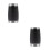2Pcs Durable Black Clarinet Two Section Tuning Tube Musical Tool 6