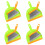4Sets Small Dustpan and Brush Set PP Multi-Color for Keyboard and Desk 6
