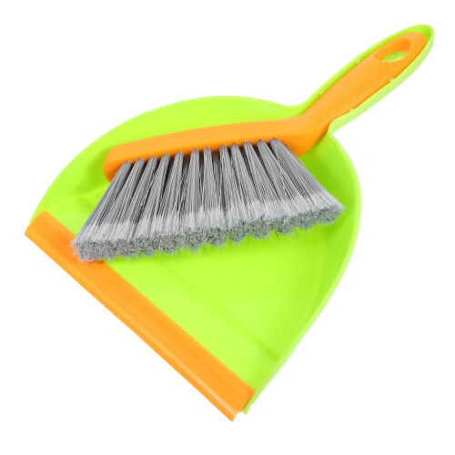 4Sets Small Dustpan and Brush Set PP Multi-Color for Keyboard and Desk 1