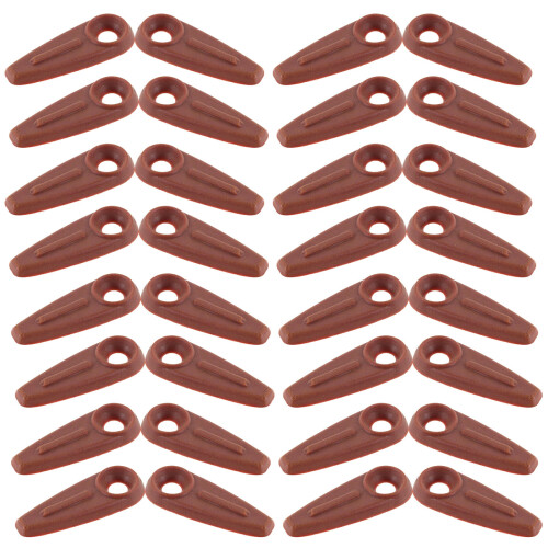 600Pcs Brown Picture Frame Retainer Clips Plastic for DIY Projects