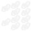 40Pcs Soft Nonwoven Disposable Massage Table Covers White Elastic Fit 3