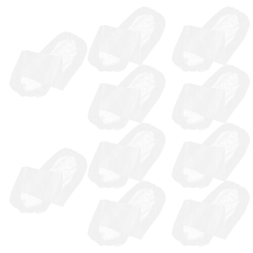 40Pcs Soft Nonwoven Disposable Massage Table Covers White Elastic Fit 2