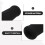 4Pièces Grip Batte Baseball Mousse Absorbant Chocs Ergonomique Noir 5