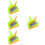 4Sets Small Dustpan and Brush Set PP Multi-Color for Keyboard and Desk 8