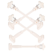 10Pcs Mini Lamp Models Beige for Kids Cognitive Road Safety Playthings