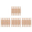 32Pcs Childs Solid Wood Rolling Pins Beige Mini Dough Rolling Pin Set 5