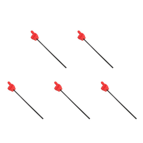 5Pcs Interactive Red Teacher Pointer Sticks for Classroom Use 2