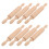 32Pcs Childs Solid Wood Rolling Pins Beige Mini Dough Rolling Pin Set 2