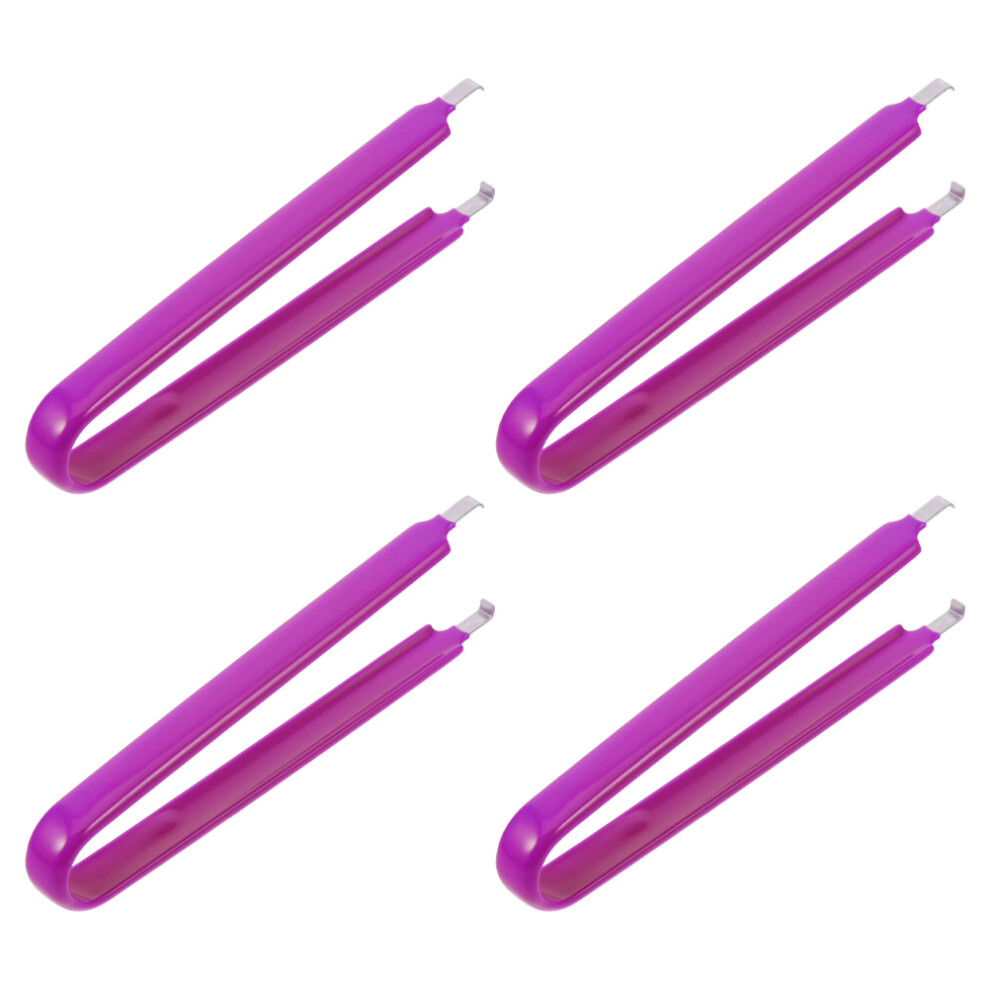 12Pcs Car Fuse Puller Pliers Pvc Ic Chip Relay Removal Tool Purple 3632812956298