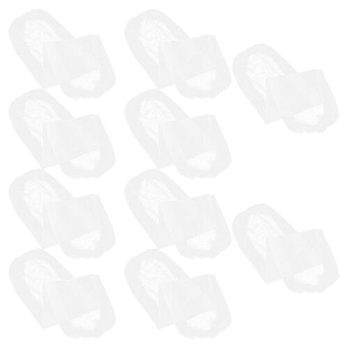 40Pcs Soft Nonwoven Disposable Massage Table Covers White Elastic Fit 1