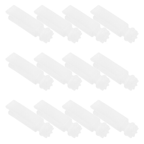 36Pcs White Vertical Blind Replacement Stems PVC Repair Kit for Blinds 2