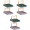 6Pcs Desktop Lid Stands Kitchen Storage Rack Assorted Colors 5