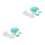 2Pièces Mixeur Bébé En PP Vert Confortable Usage Polyvalent 5