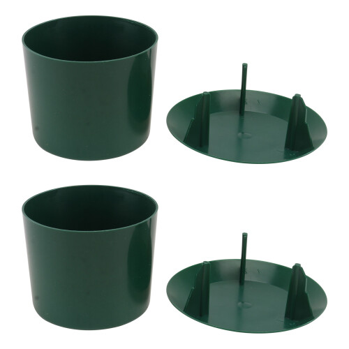4Pièces Pièges Escargots Plastique Vert Usage Jardin Durable 1