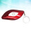 3Pcs Car Wiper Repair Tool Red Windshield Strip Refiner with Key Ring 6
