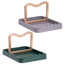 6Pcs Desktop Lid Stands Kitchen Storage Rack Assorted Colors