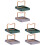 6Pcs Desktop Lid Stands Kitchen Storage Rack Assorted Colors 4