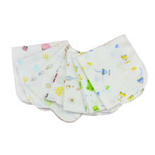 3Pcs Cotton Drool Bibs Multi Absorbent Double Layer Children Bibs
