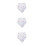 3Pcs Cotton Drool Bibs Multi Absorbent Double Layer Children Bibs 7