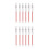 12Pcs High Precision Red Pen Eyebrow Tattoo for Daily Use 4