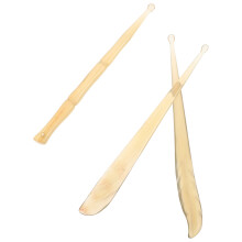 6Pcs Earwax Cleaning Sticks Durable Non-Rust Light Yellow Tools
