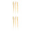 6Pcs Earwax Cleaning Sticks Durable Non-Rust Light Yellow Tools 4