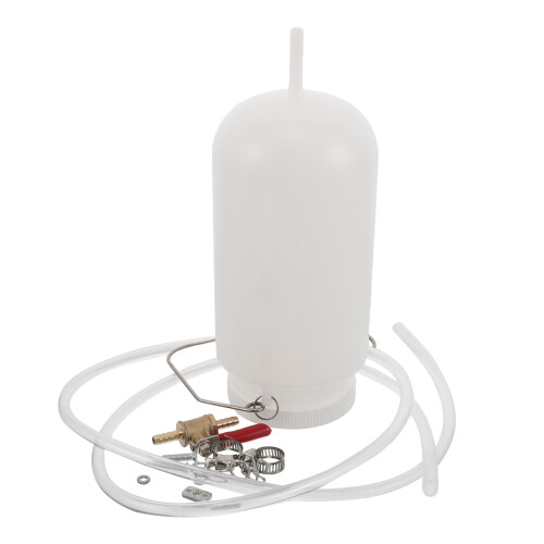 1Set White Plastic Motorcycle Fuel Line Hose Manual Kit