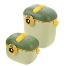4Pcs Outdoor Milk Powder Container Portable Green Formula Snack Holder