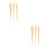 6Pcs Earwax Cleaning Sticks Durable Non-Rust Light Yellow Tools 3