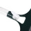 Adjustable Angle Olive Green Silicone Shower and Window Squeegee 8