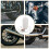 1Set White Plastic Motorcycle Fuel Line Hose Manual Kit 7